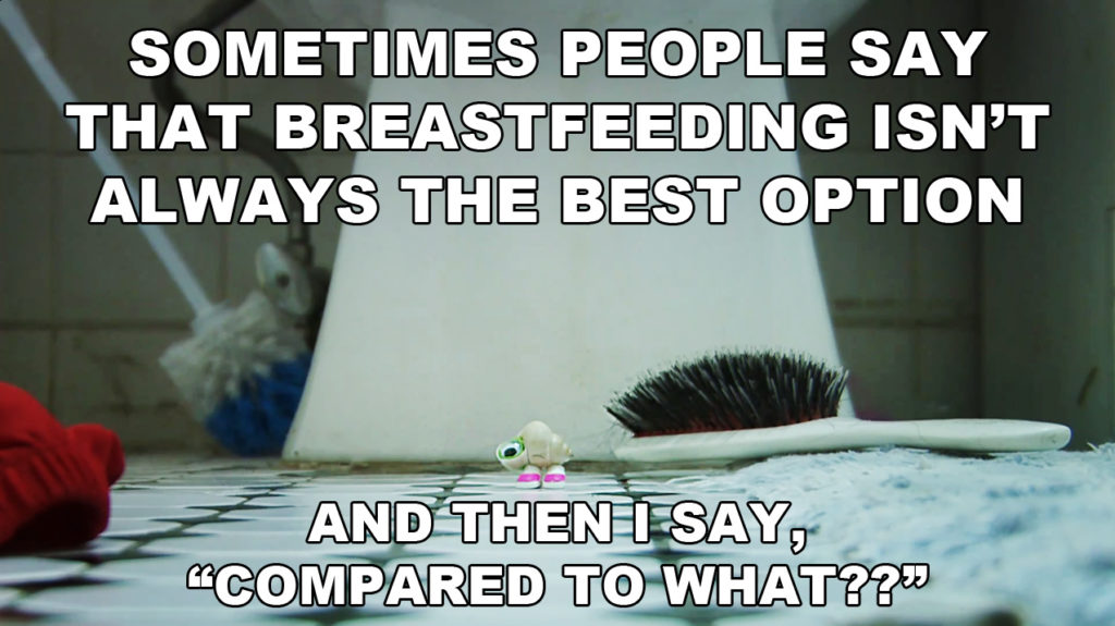 Marcel Compares Breastfeeding