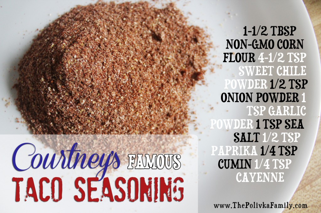 Courtney's Famous Taco Seasoning {The Polivka Family}