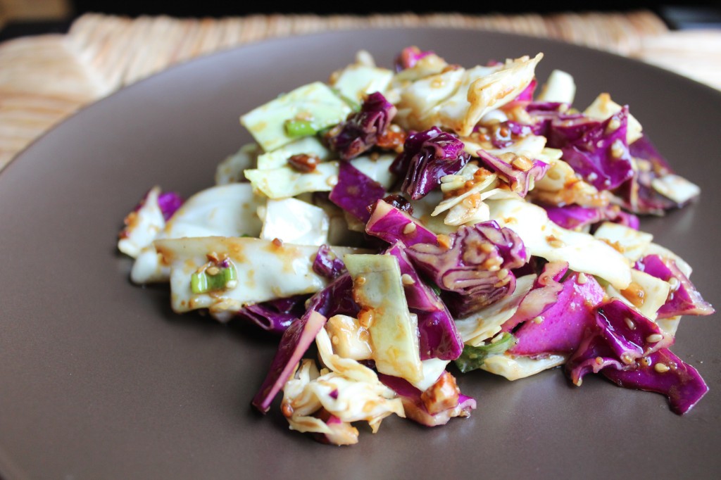 Miso Sesame Cabbage Salad