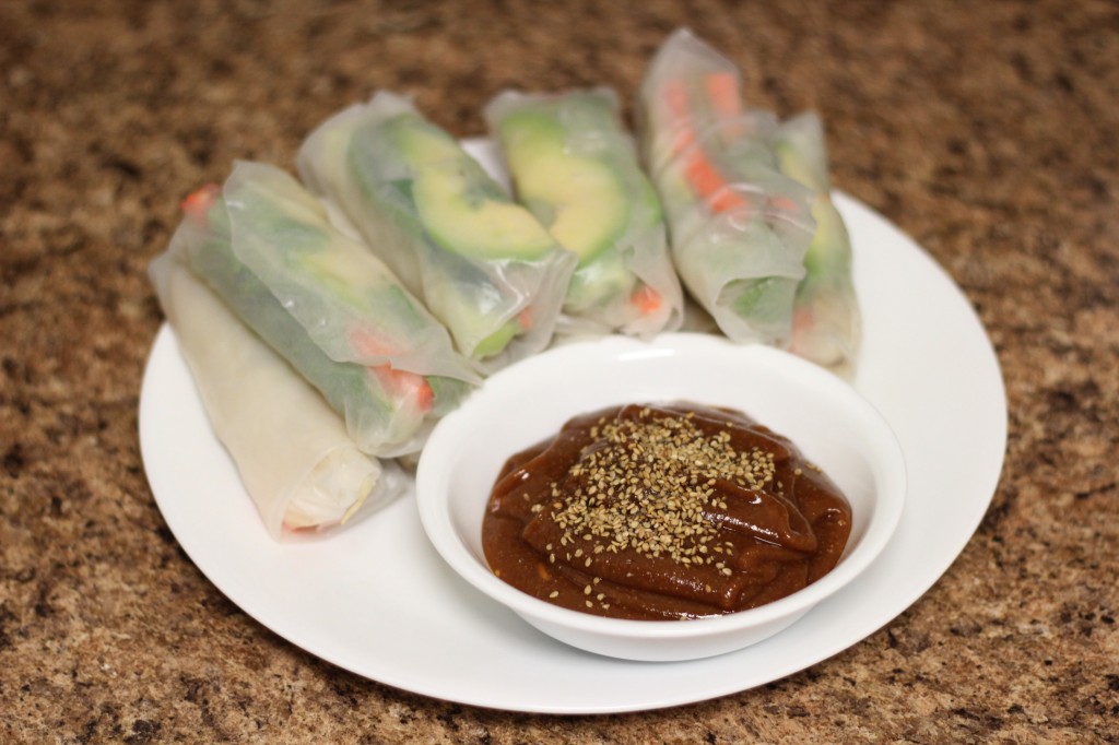 Asian Spring Rolls & Dipping Sauce