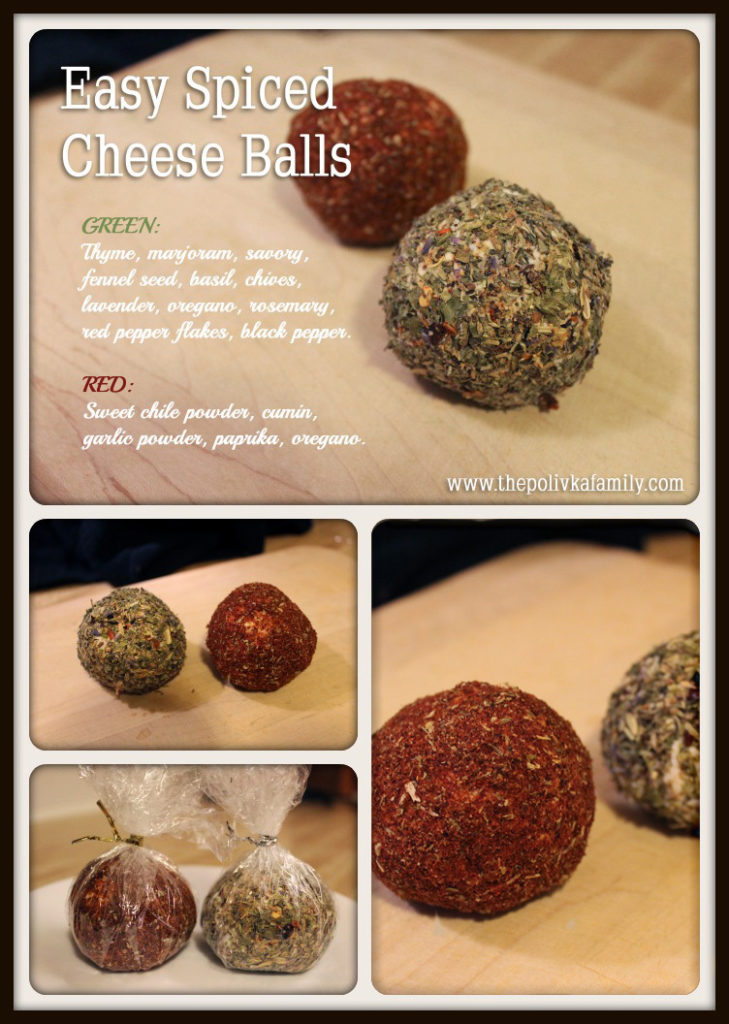 Easy Spiced Cheese Balls