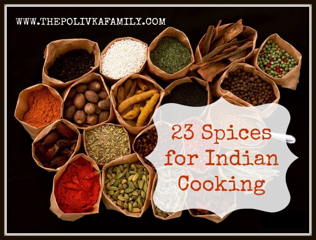 23 Spices for Indian Cooking