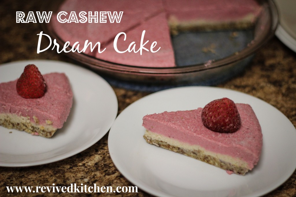 Raw Cashew Dream Cake {dairy free, GF, sugar-free}