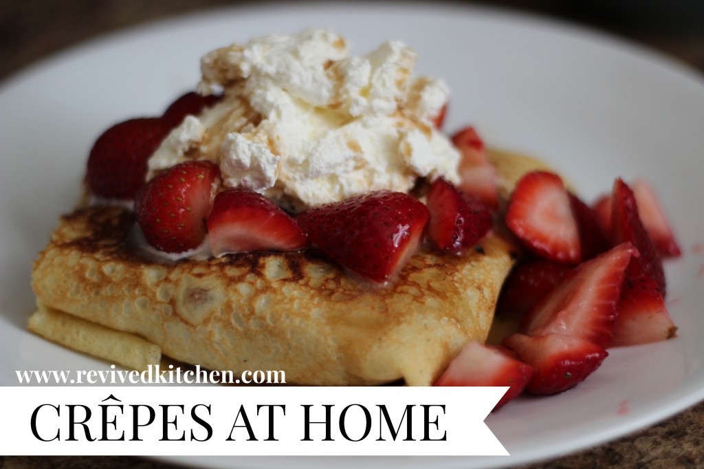 Crepes at home