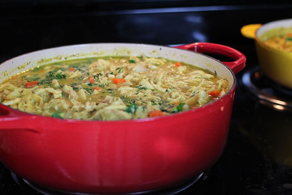 Creamy Chicken Noodle Soup | www.RevivedKitchen.com