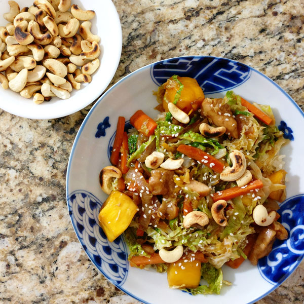 Tropical Chicken Stir-Fry | www.revivedkitchen.com